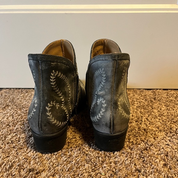 COPY - These Sterling River gray leather western booties are BRAND NEW! so cute! - Picture 3 of 4
